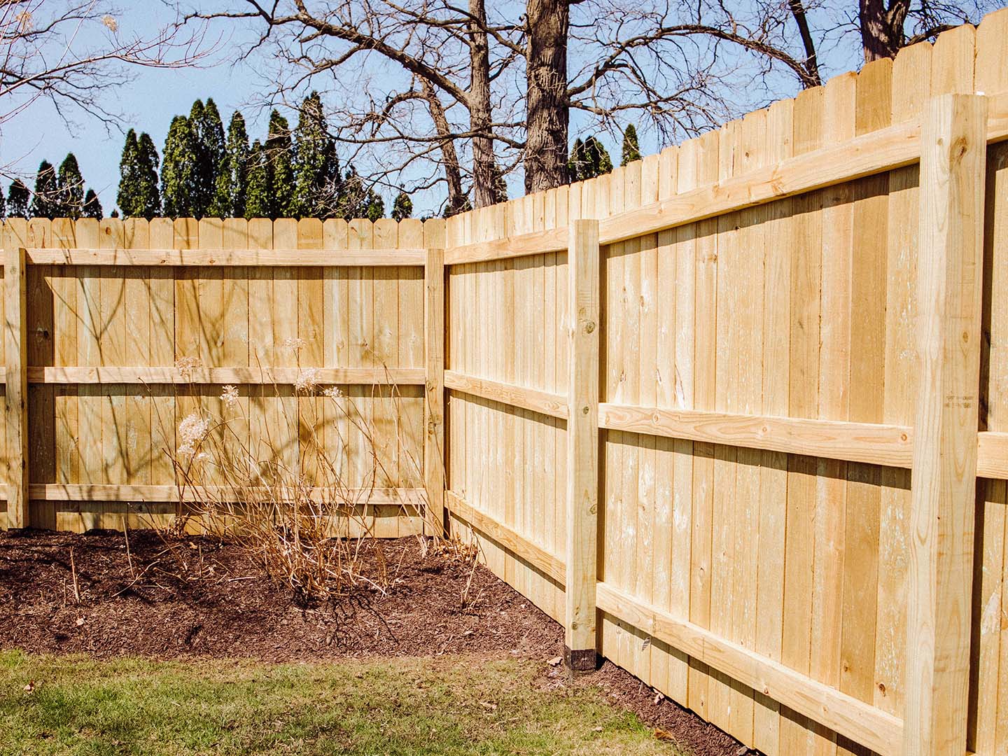 Merrillville Indiana wood privacy fencing